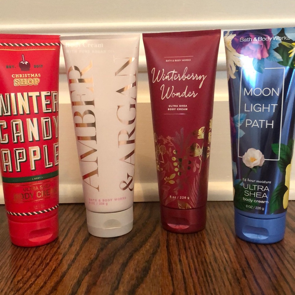 Bath and body body cream bundle